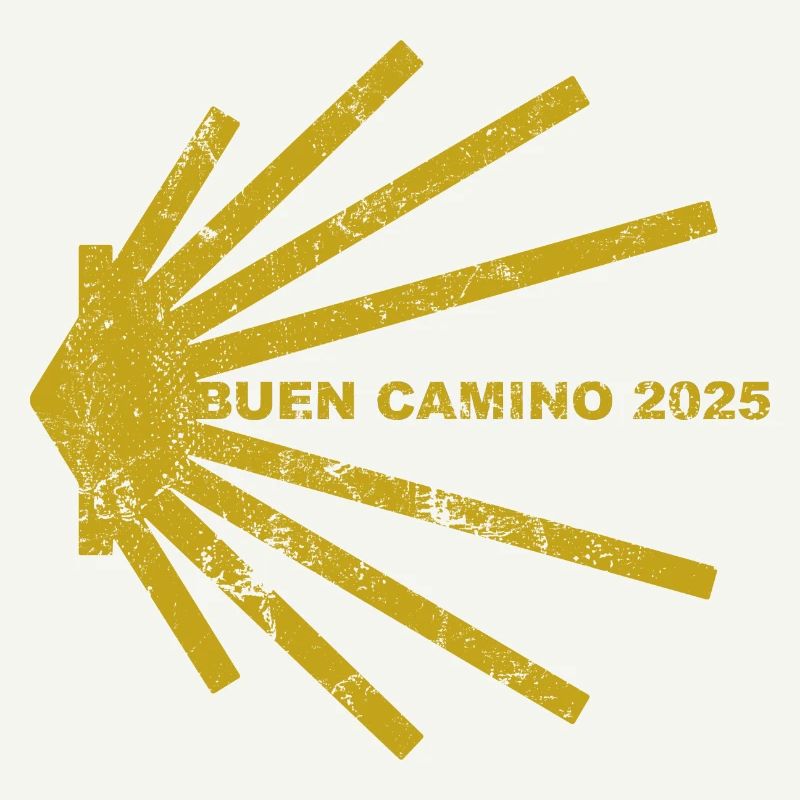 Buen Camino 2025 - Chemin de Saint-Jacques-de-Compostelle - Coquille de pèlerin