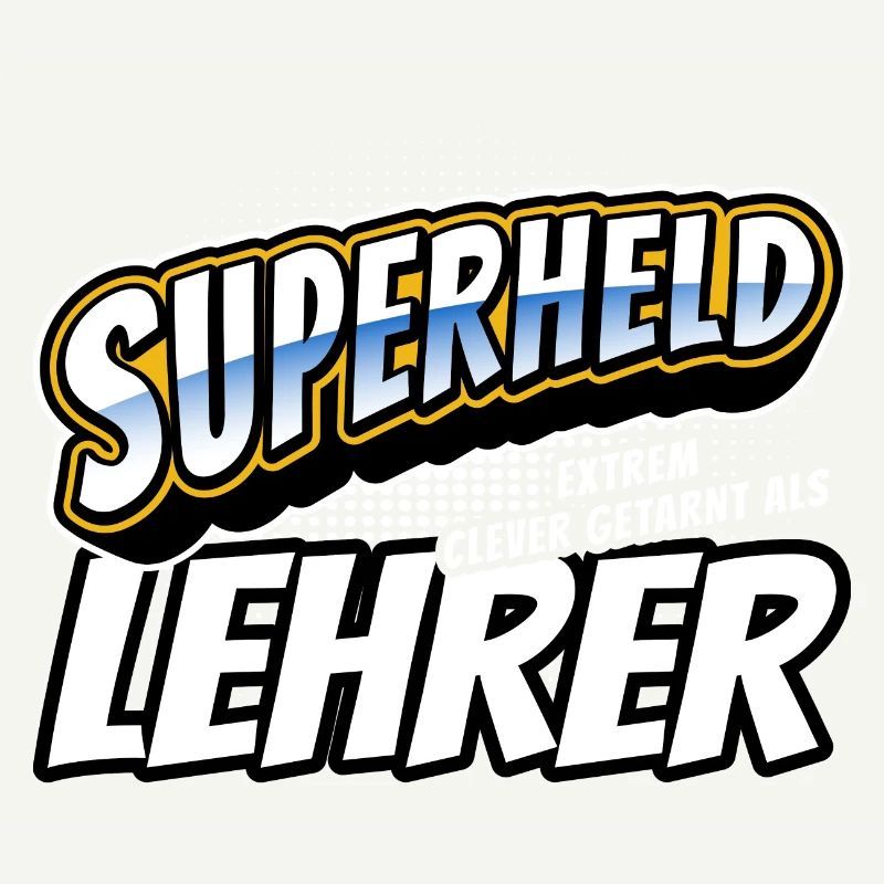 Superheld, clever getarnt als Lehrer