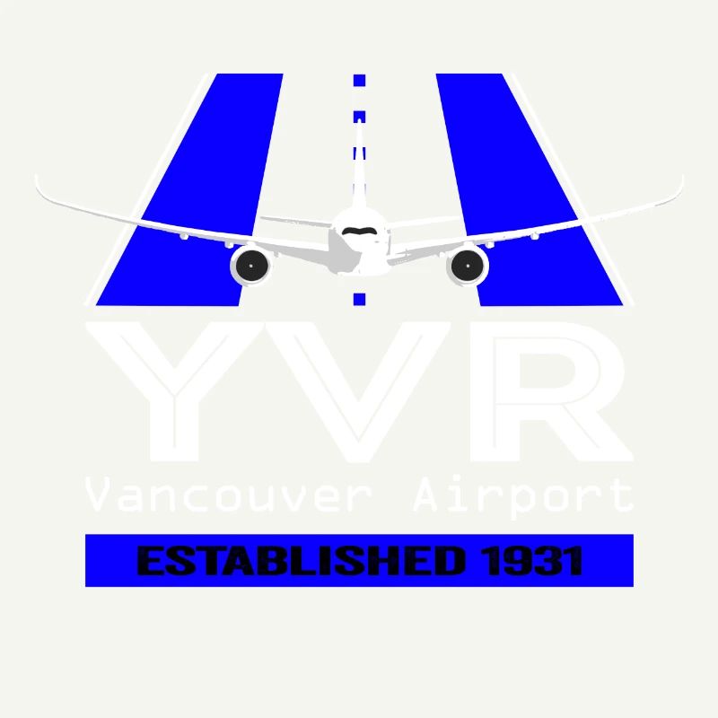 YVR Flughafen Vancouver Canada - Plane Design