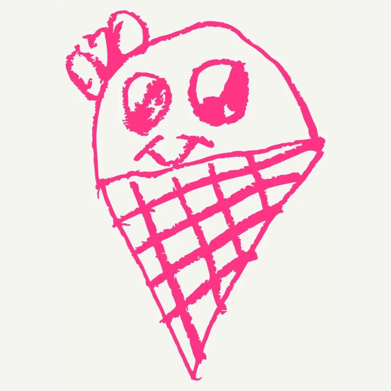 Kinder zeichnen Eis