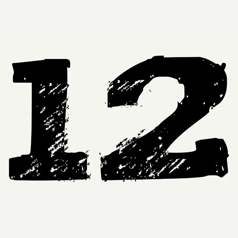 12 Number jersey