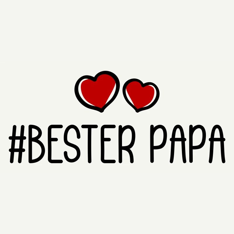 Bester Papa Herzen Liebe