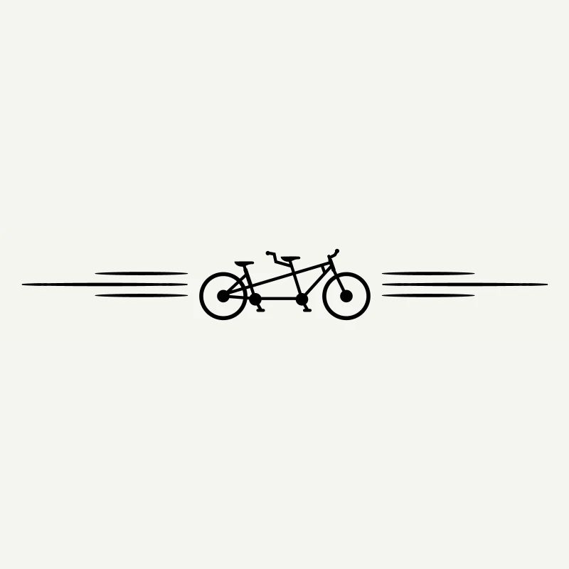 Bicycle tandem line