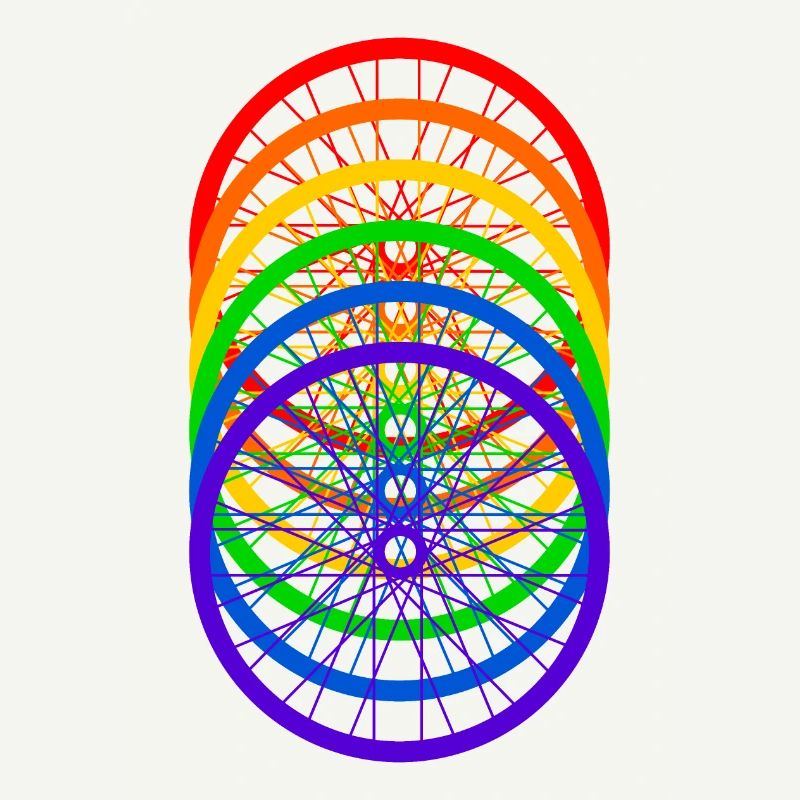 Bicycle Rainbow