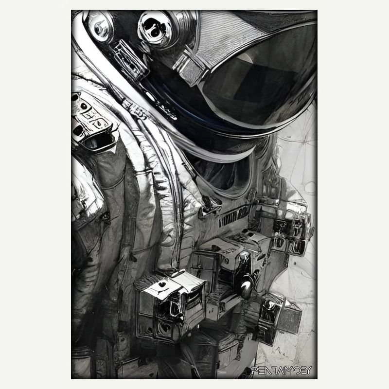 Technologie de science-fiction Astronaut Future