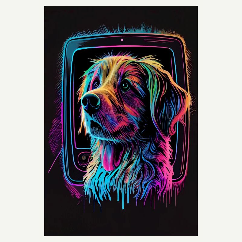 Rainbow Hund Phone Case Edition