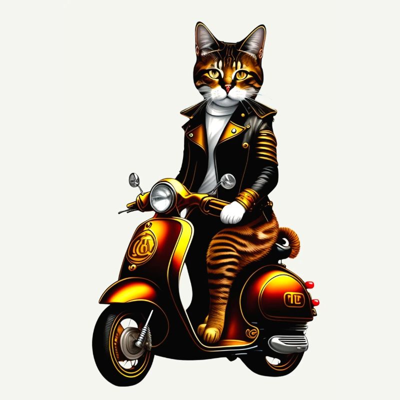 Chat steampunk