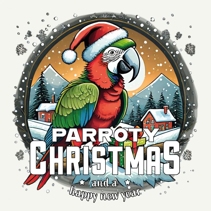 Perroquet de Noël - Perroquet de Noël