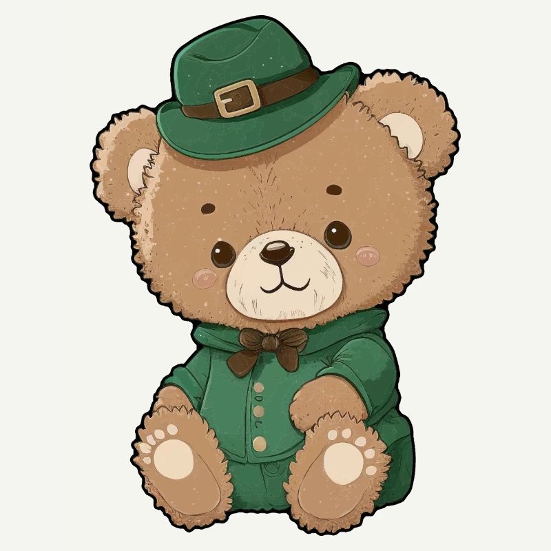 Emerald Leprechaun Bear