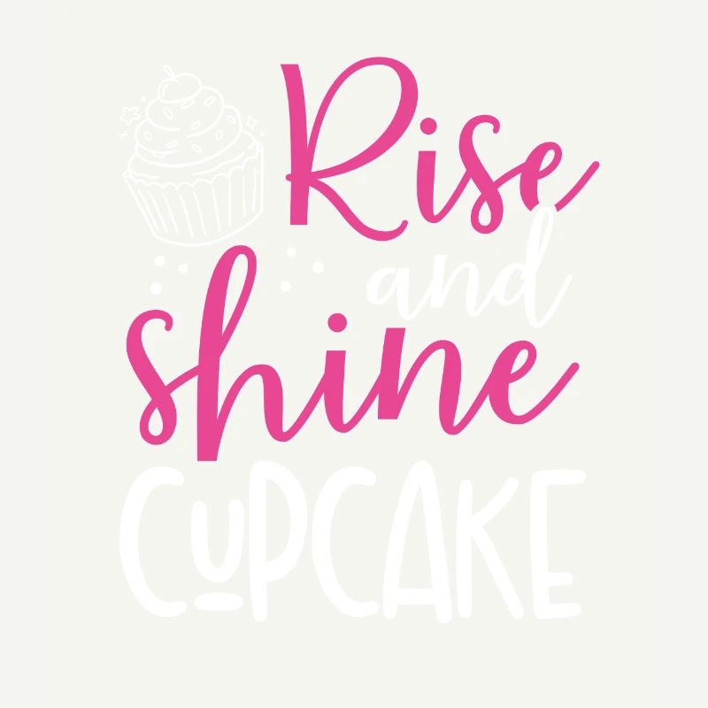 Aufstehen Und Glänzen Cupcake