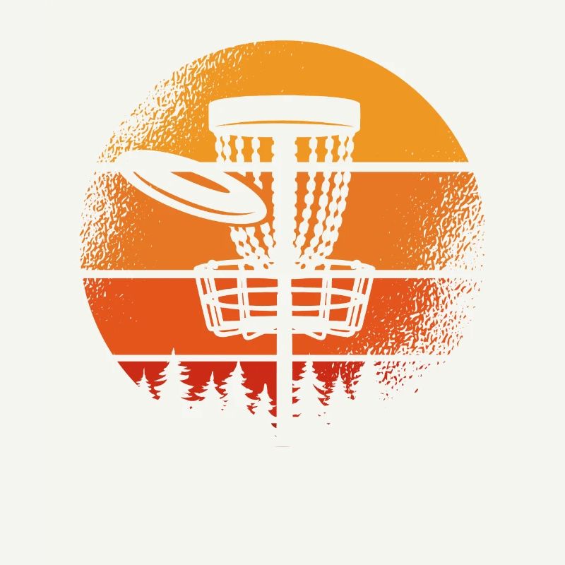 Disc Golf Retro Sun