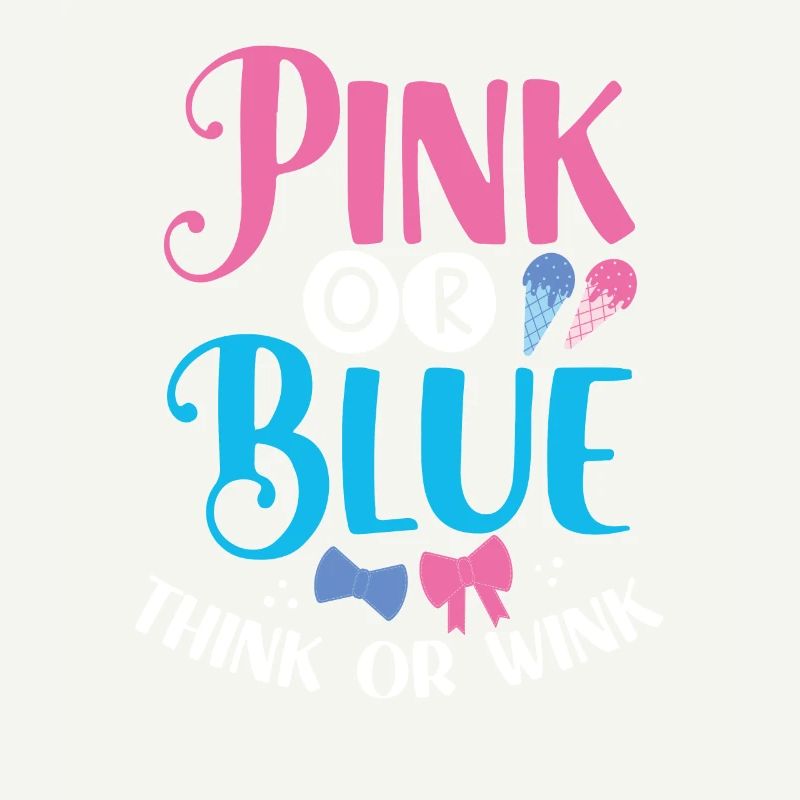 Pensez rose ou bleu ou clin d’œil