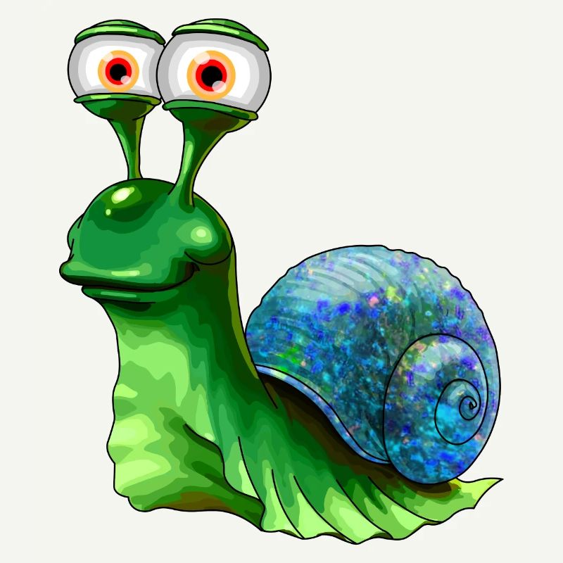 Opal Snail - Opal Schnecke