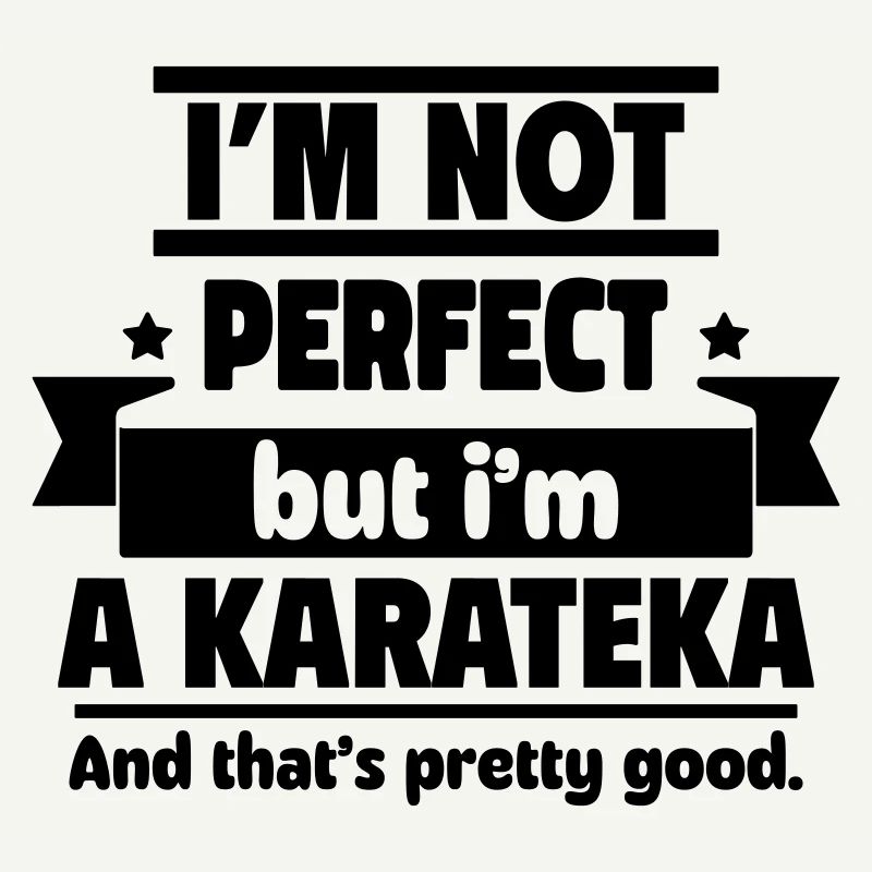 Nicht perfekt, aber ein Karateka, das reicht