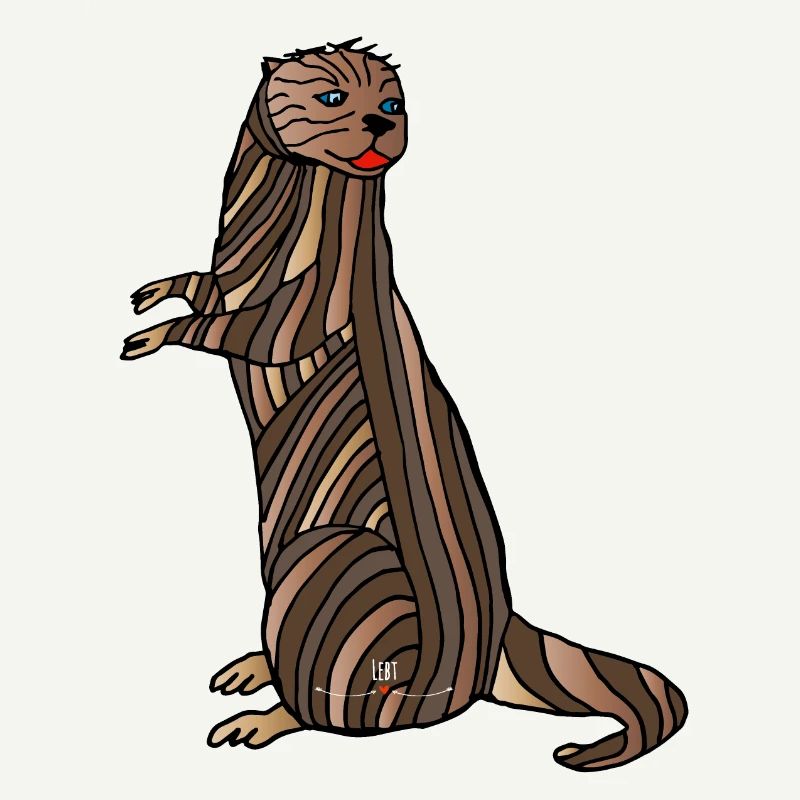 Thick coat - otter