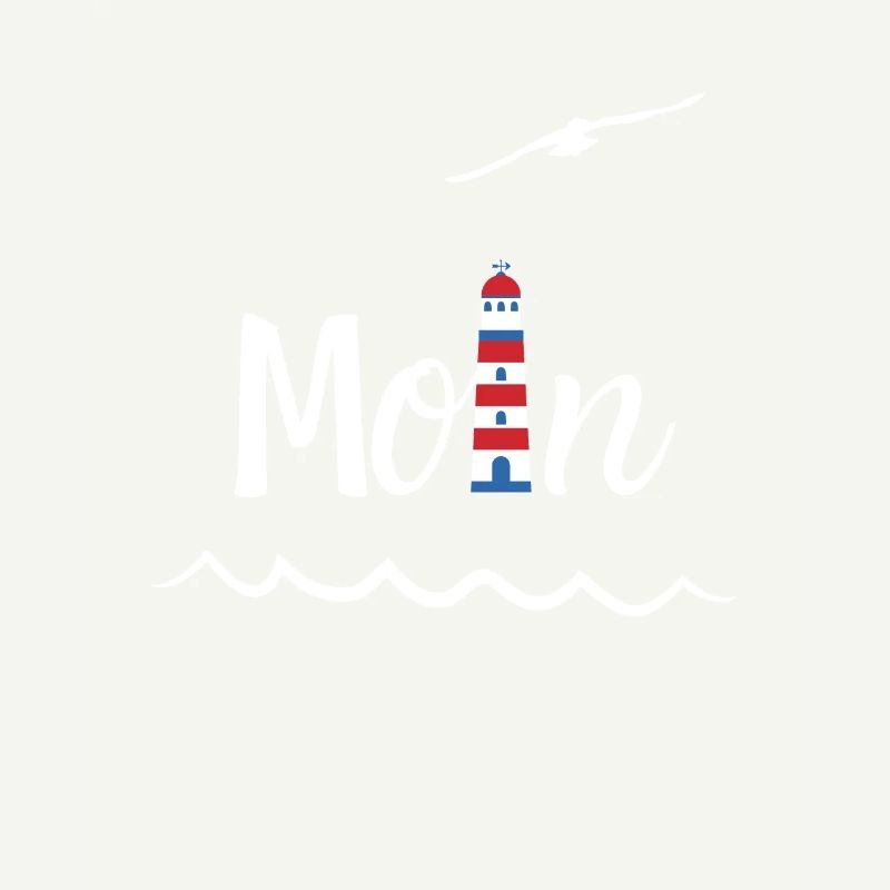 Moin Leuchtturm Möwe Meer Wasser