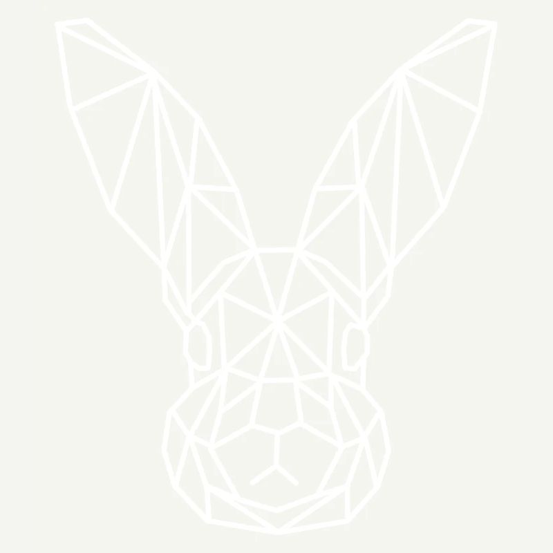 Rabbit Geometric Line