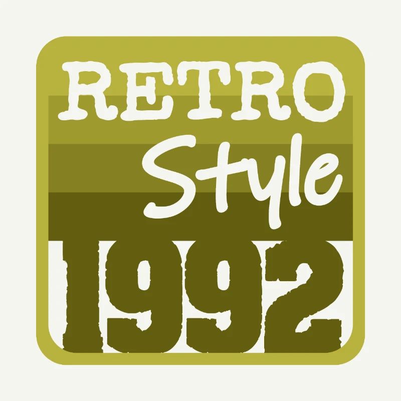 Style rétro 1992