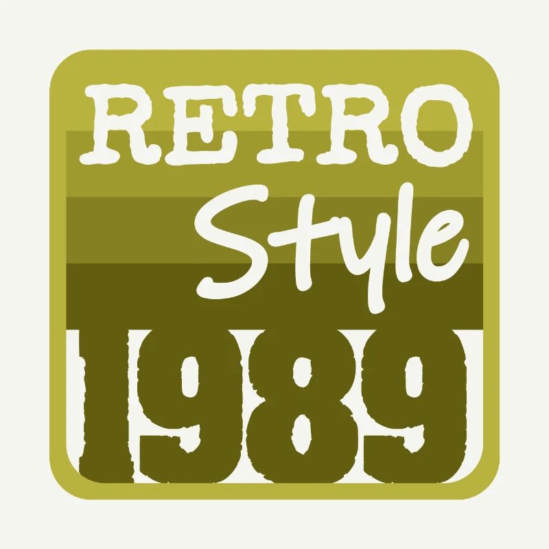 Style rétro 1989