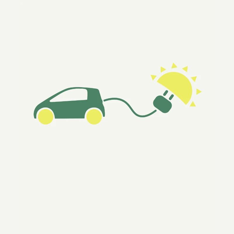 ECar Elektroauto Sonne Automobil Strom Geschenk