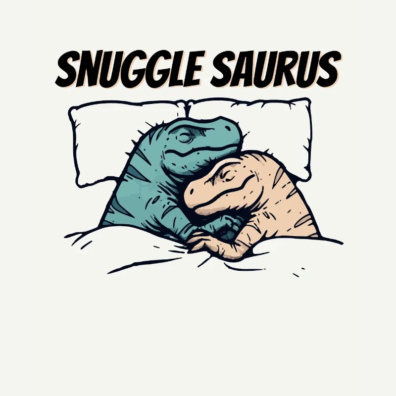 Funny Sleeping Dinosaur Cuddle Saurus