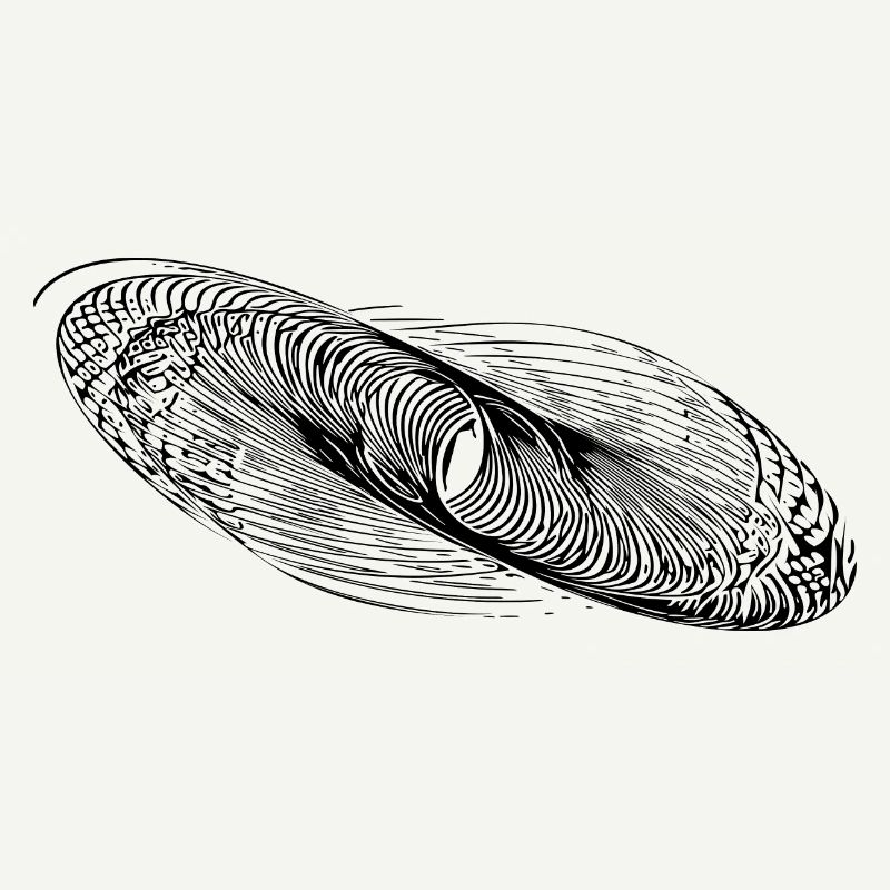 Lignes de cercle géométriques Ellipses