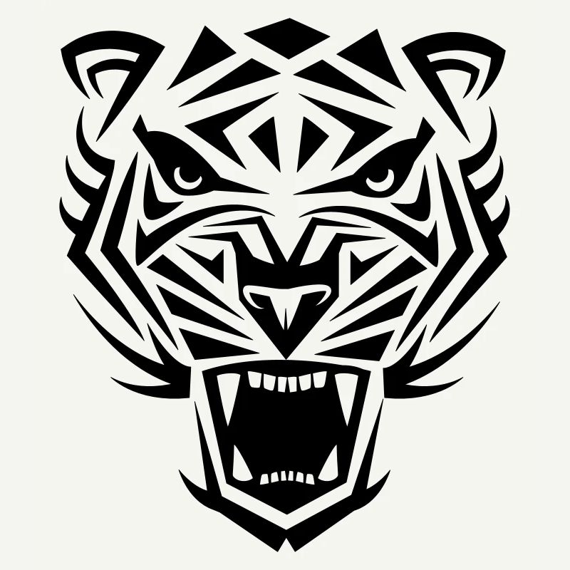 Tiger Tribal Wild Cat Cool mood