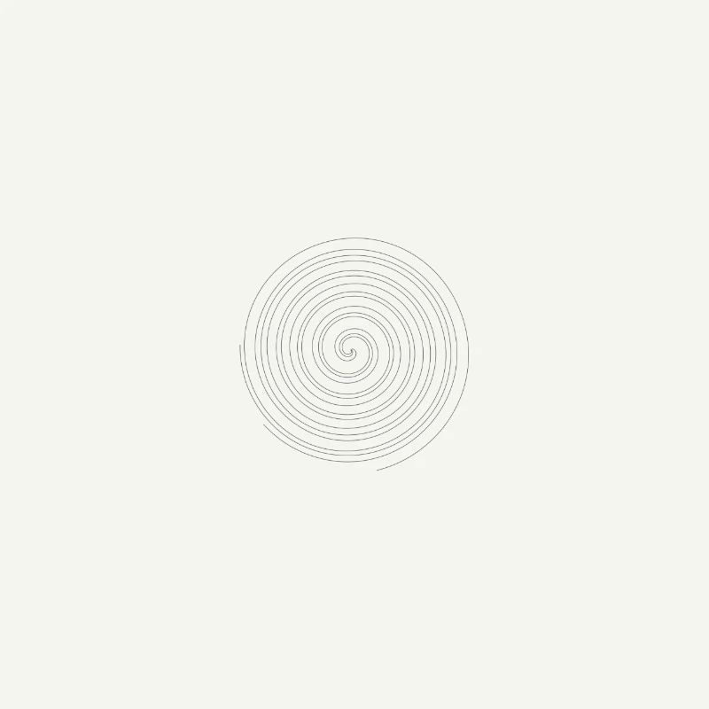 schlichte Spirale