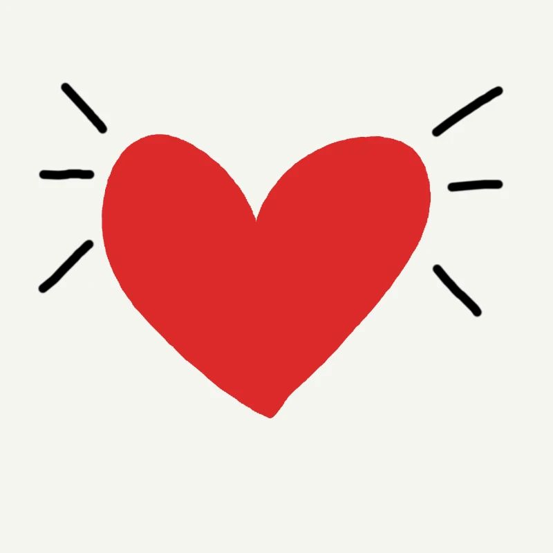 Red beating heart Gift idea