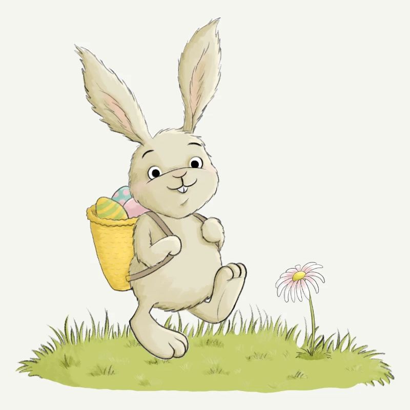 Lapin de Pâques mignon