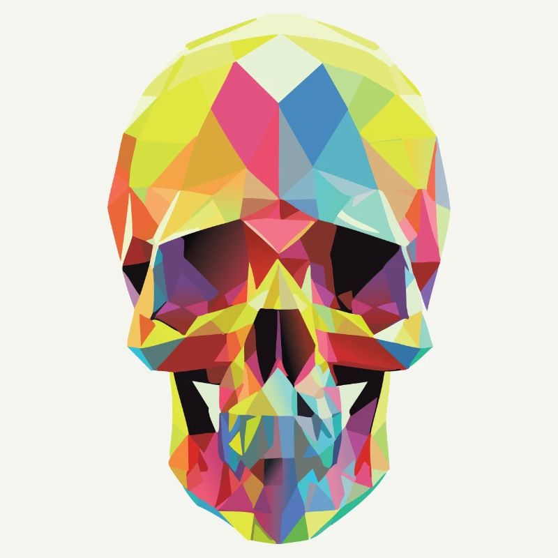 Low Poly Skull