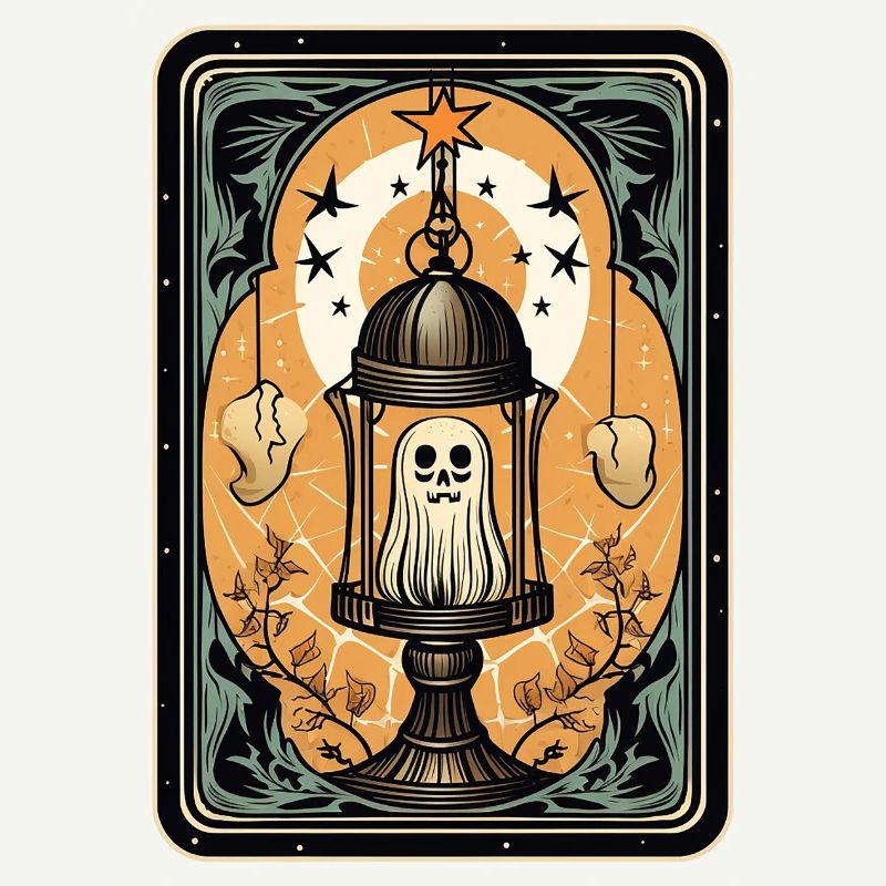 Fantôme dans une cage Cage de Tarot