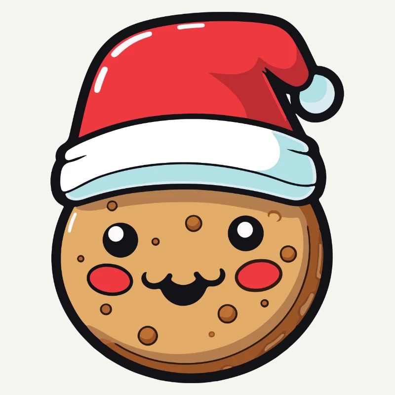 Bande dessinée de Noël biscuit