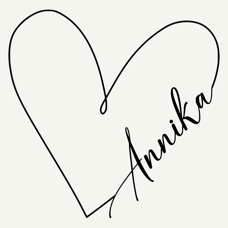 Annika Nom Ligne de coeur