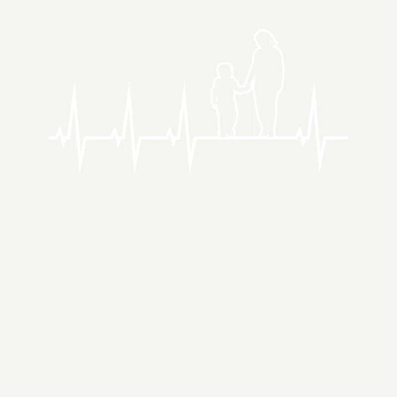 Mutter Kinder Herzschlag Mama Kind EKG Muttertag G