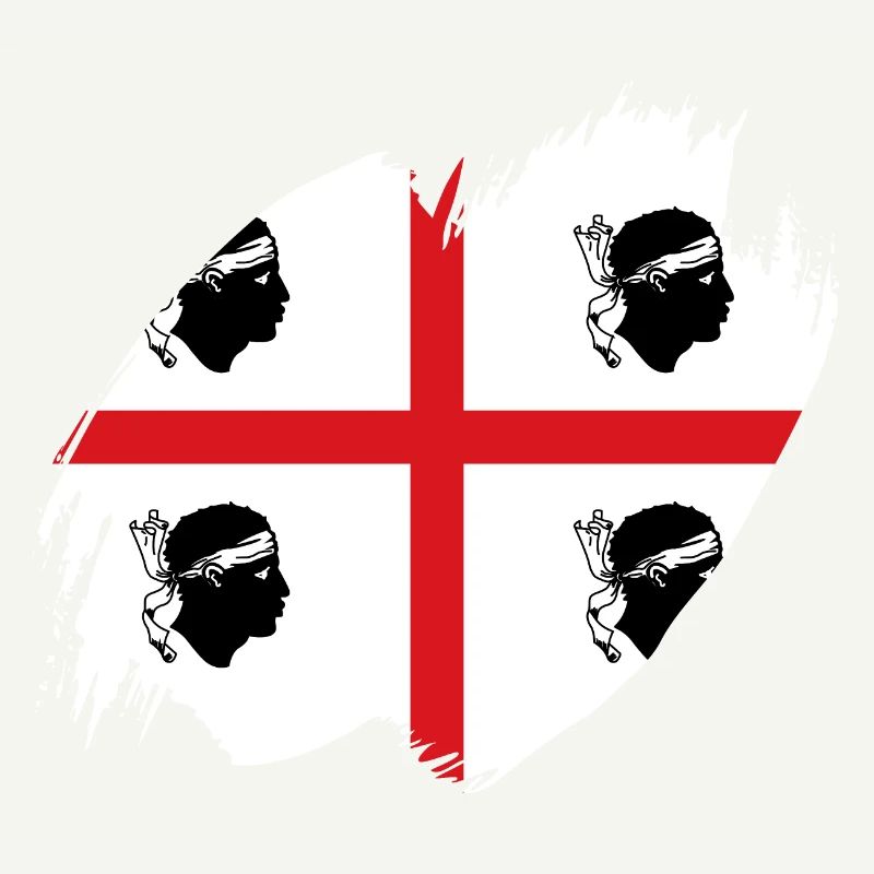 Sardinia Flag Sardinian Flag Sardegna Flag
