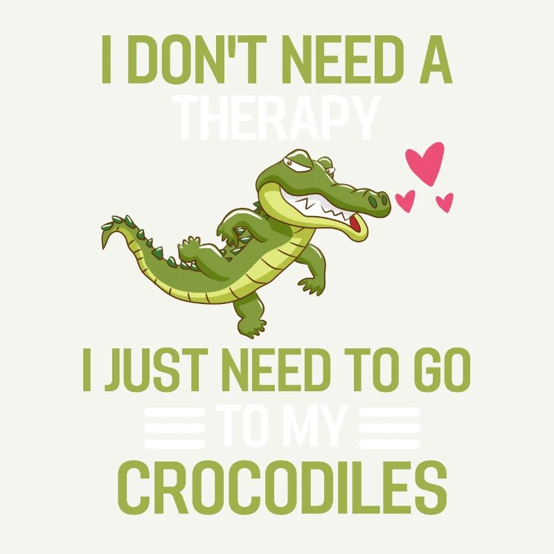 Alligator Therapy Animal Predator Gift Crocodile
