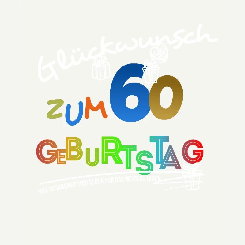 60. Geburtstag Geburtstagsgeschenk