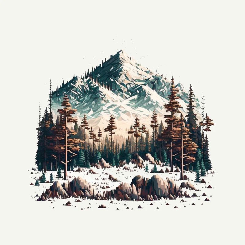 beautiful mountain scenery