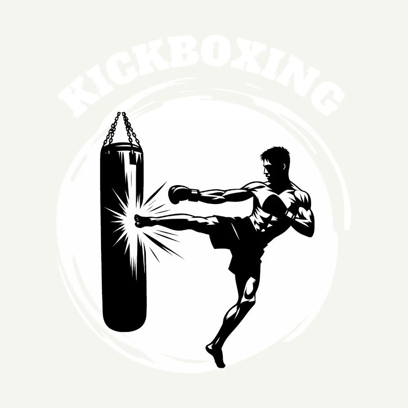 Combattant de kickboxing