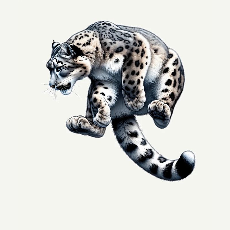 Snow Leopard Leopard White Leopard