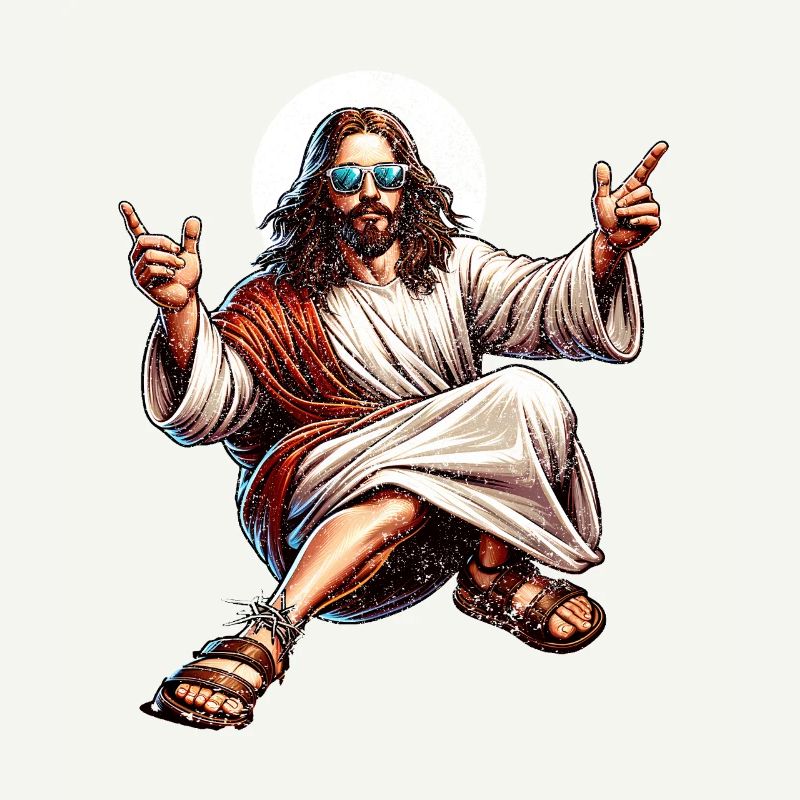 Tanzen Jesus Break Dancing Jesus Lustig Jesus t