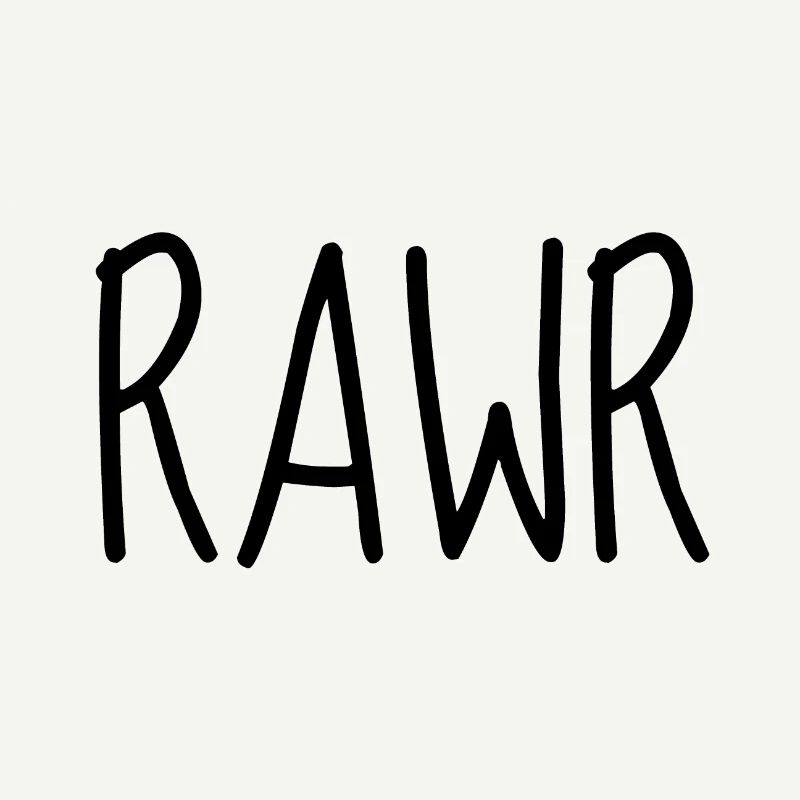 Rawr Lustiger Spruch Geschenk Geschenkidee Dino