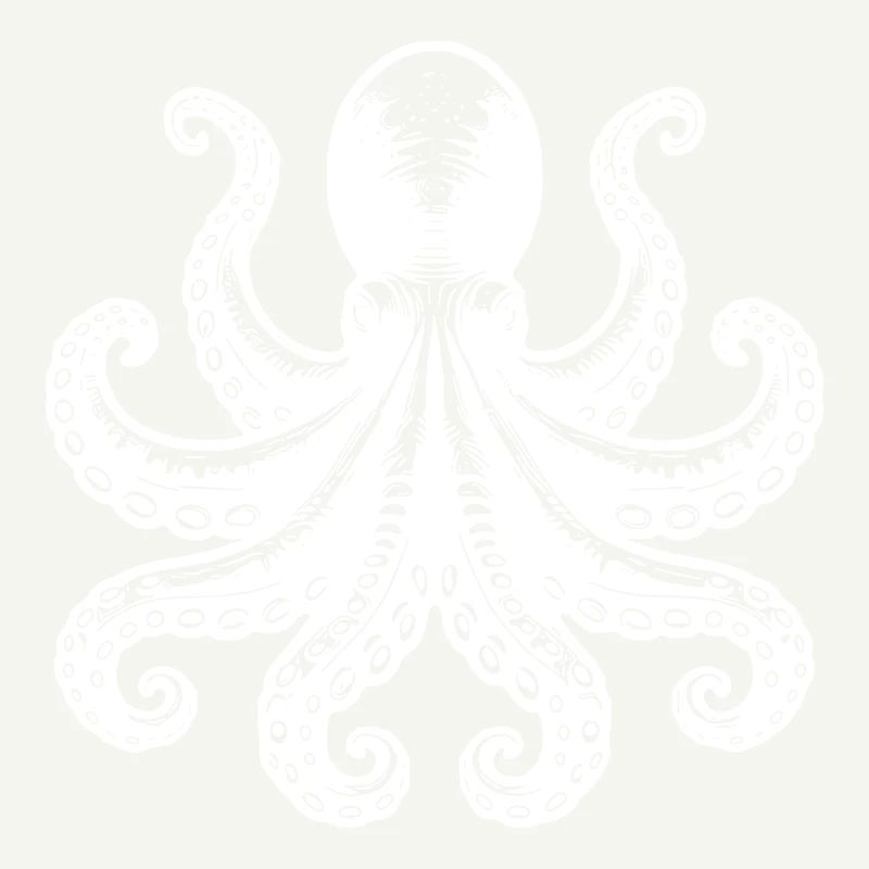 Grim Squid Octopus with Eight Arms