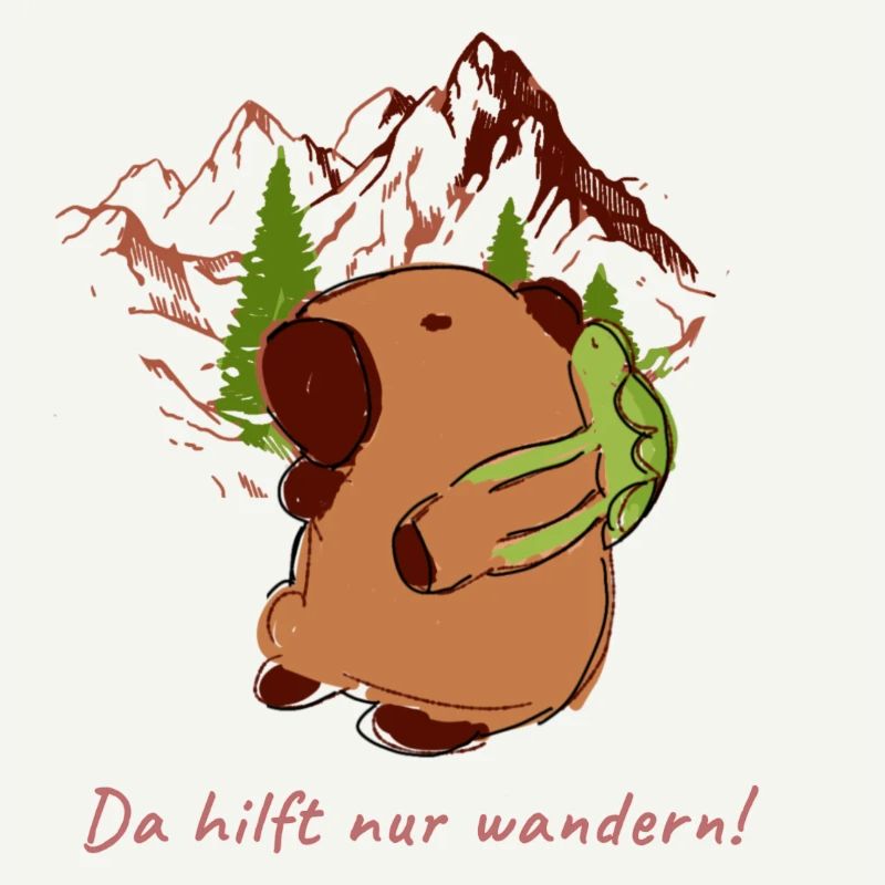 Capybara,Randonnée,Sac à dos,Capybara