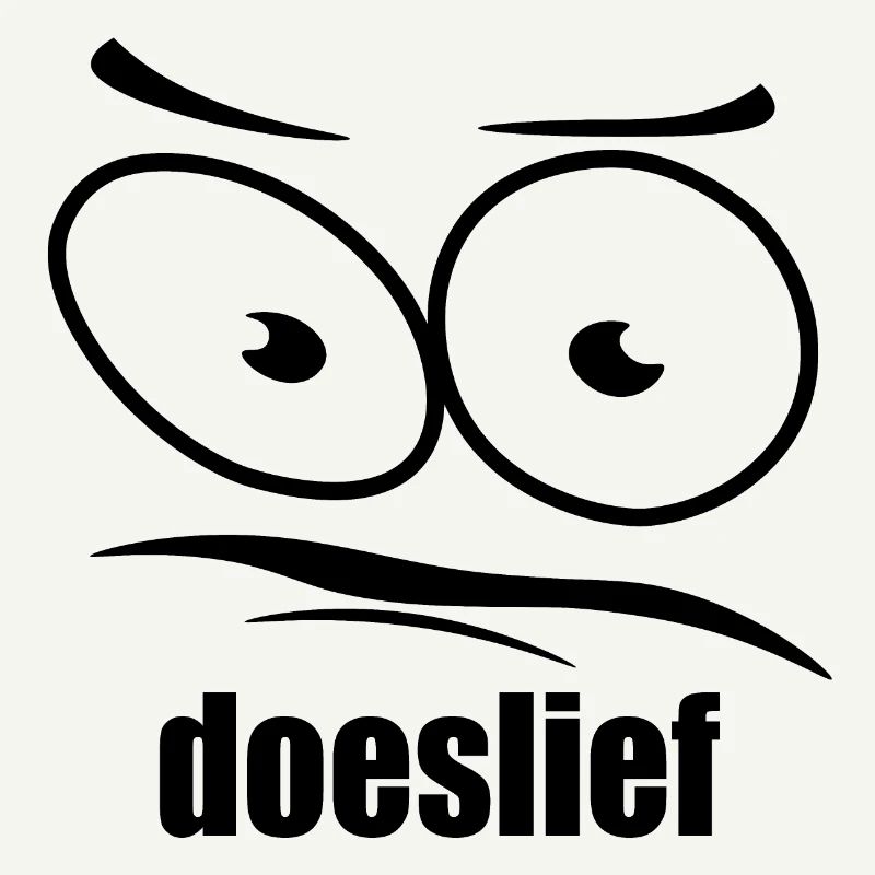 doeslief plaidant les yeux avec un regard de point d’interrogation