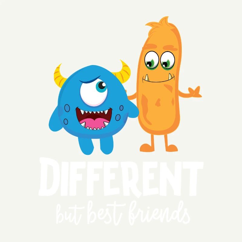 Amis avec des monstres différenciés