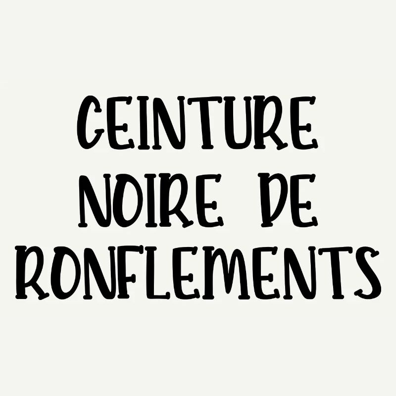 ceinture noire de ronflements