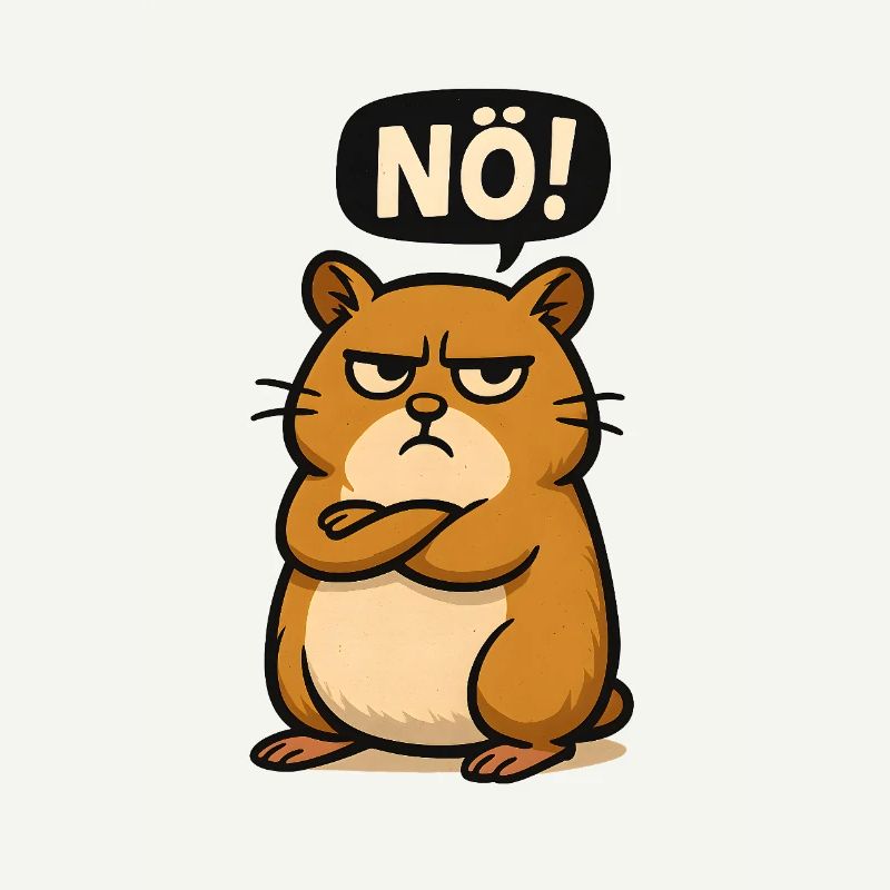 Hamster Einfach Nö Statement Meme