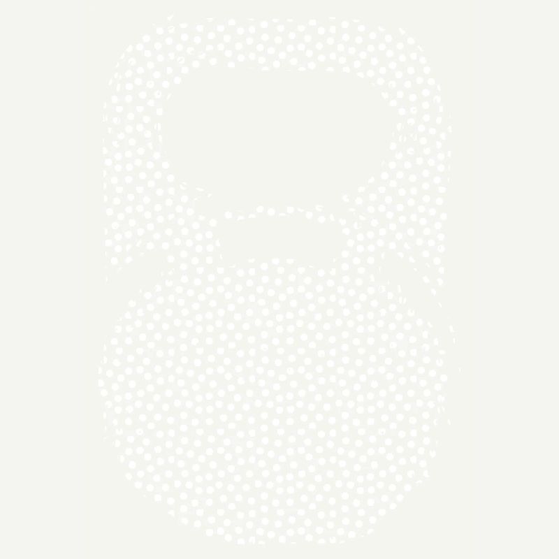 Kettlebell Dots white